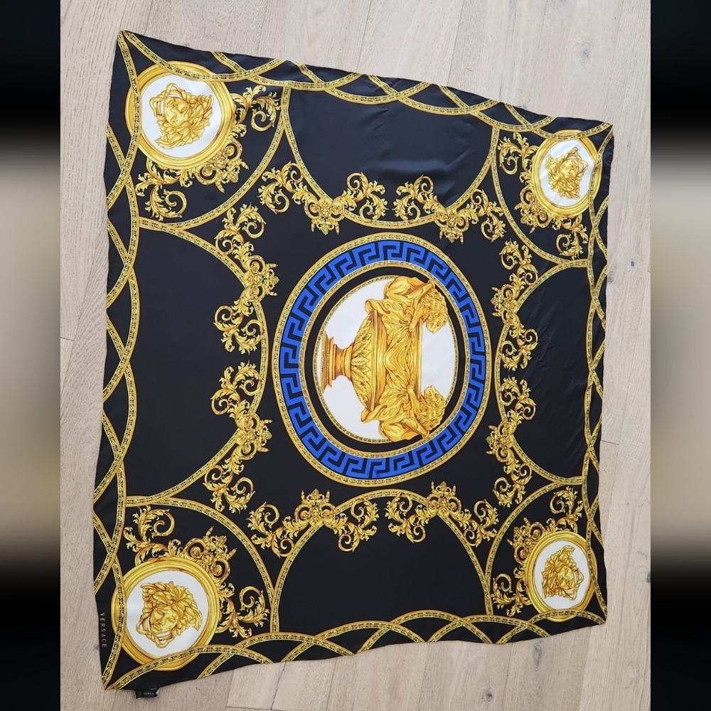 Versace Silk Scarf 105x105